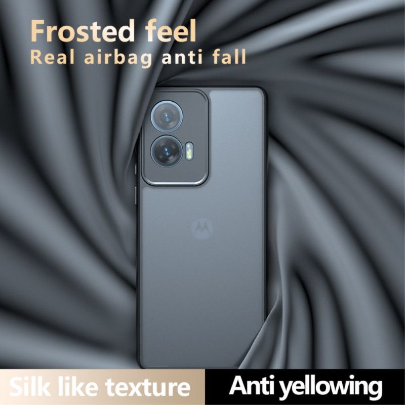 Kryt Na Motorola Edge 50 Fusion Čierna Priehľadná