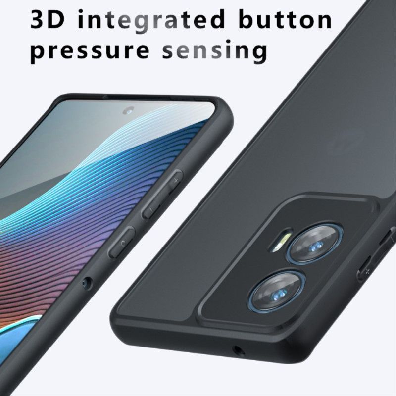 Kryt Na Motorola Edge 50 Fusion Čierna Priehľadná