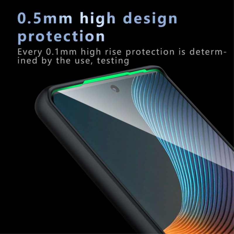 Kryt Na Motorola Edge 50 Fusion Čierna Priehľadná