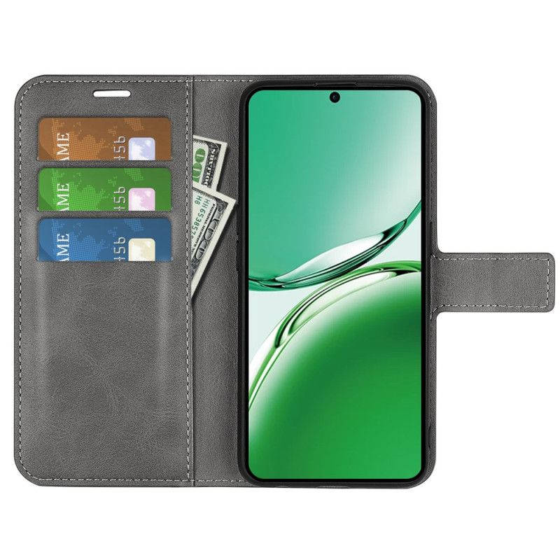 Puzdro Na Oppo Reno 12f 5g Kožený Štýl