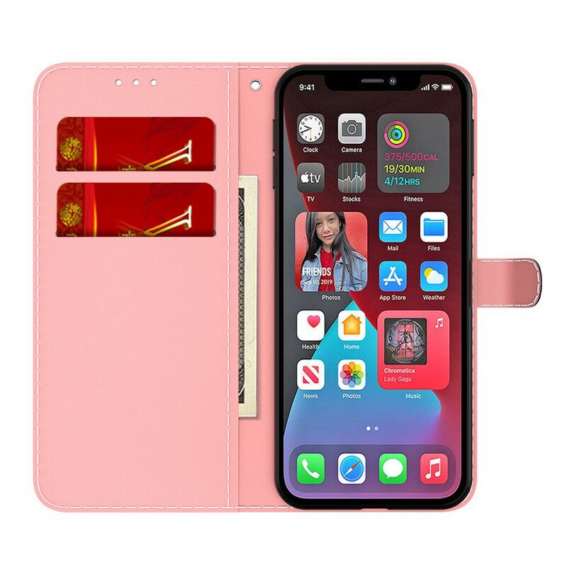 Flipové Puzdro iPhone 13 Pro Max Akvarel