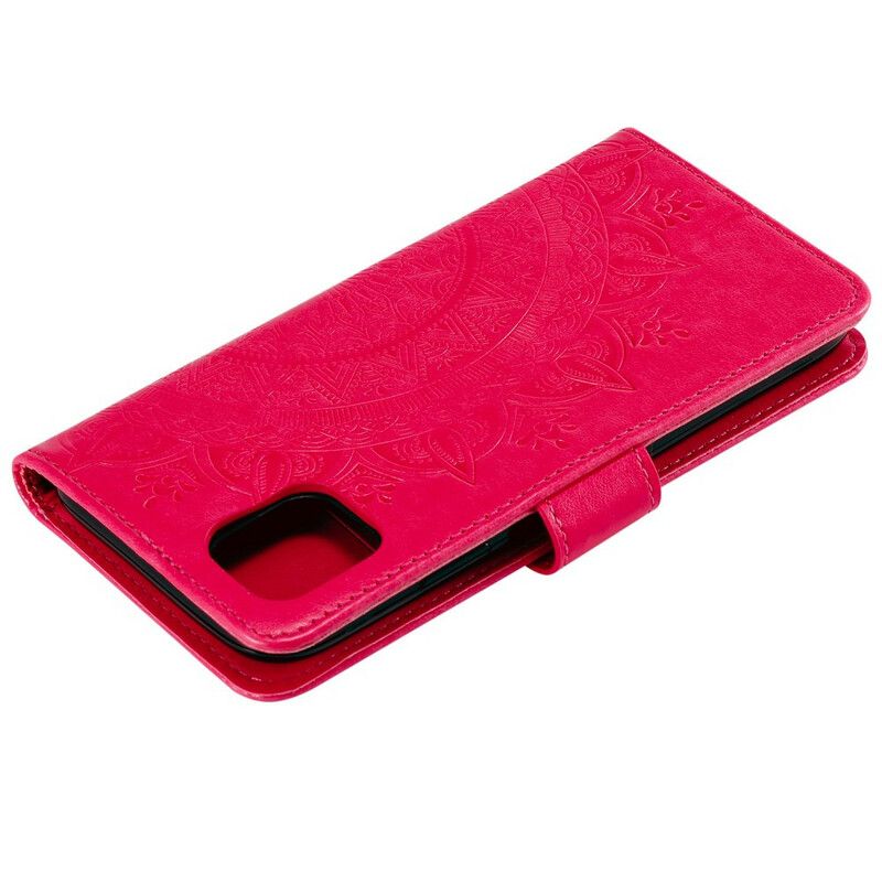Flipové Puzdro iPhone 13 Pro Max Slnečná Mandala