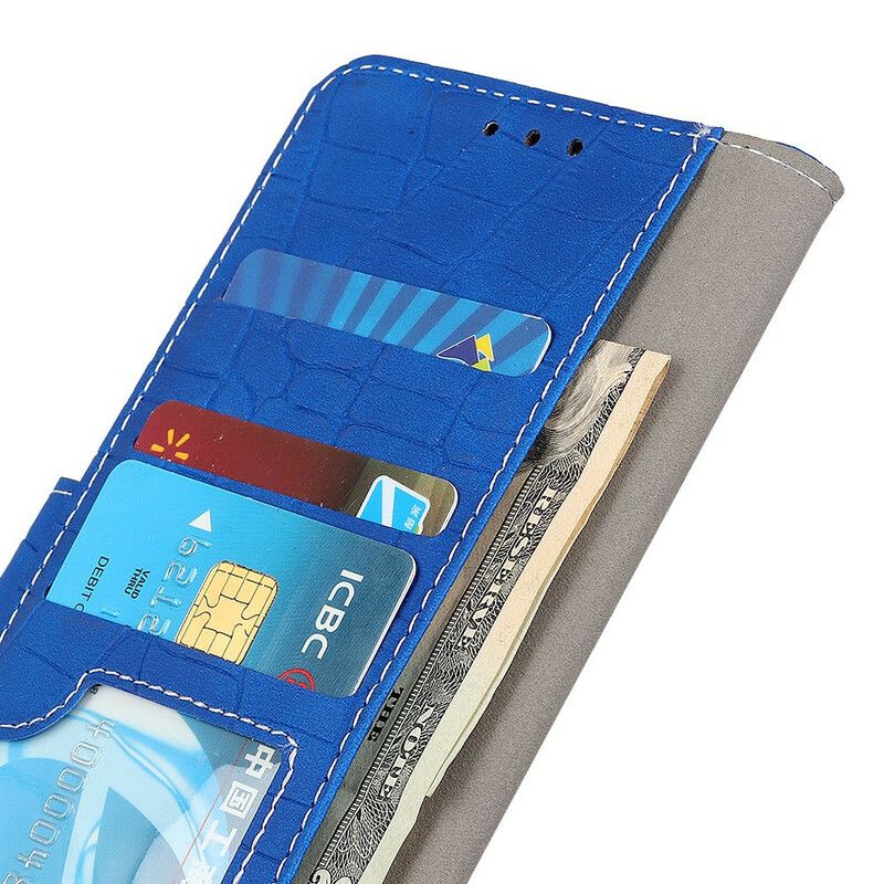 Kožené Puzdro iPhone 13 Pro Max Krokodília Sila