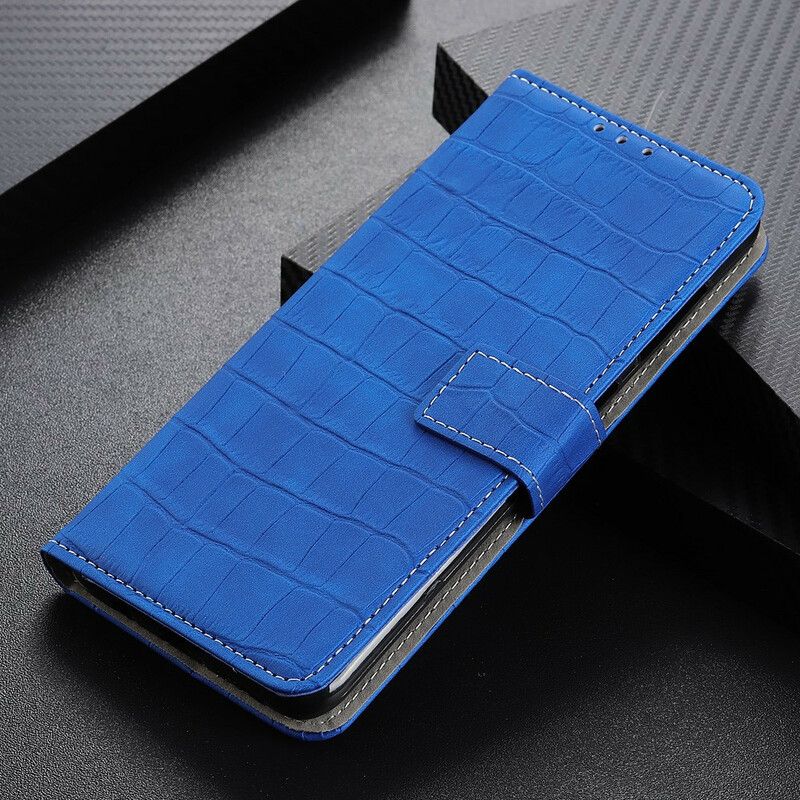 Kožené Puzdro iPhone 13 Pro Max Krokodília Sila