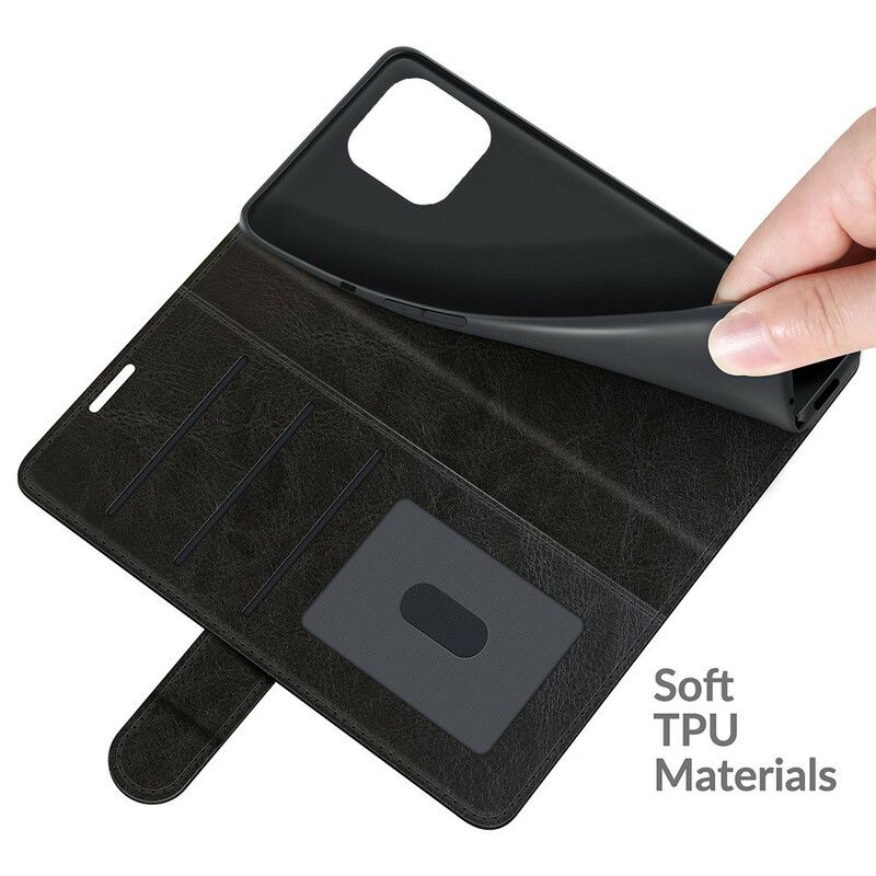 Kožené Puzdro iPhone 13 Pro Max Ultra Umelá Koža