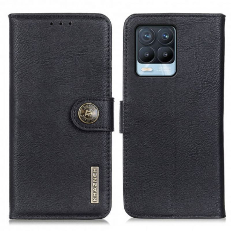 Kožené Puzdro Realme 8 / 8 Pro Imitácia Kože Khazneh