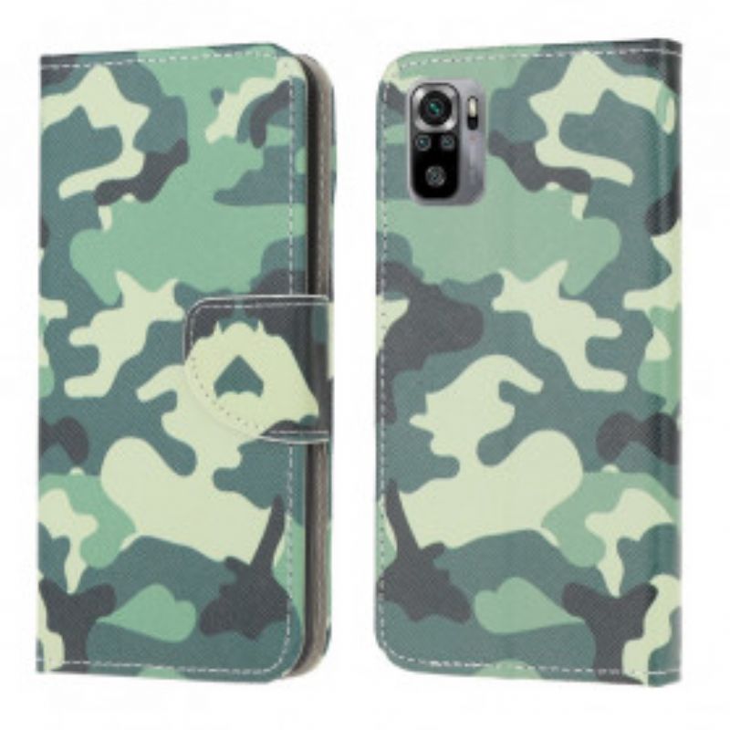 Flipové Puzdro Xiaomi Redmi Note 10 / 10S Kamufláž