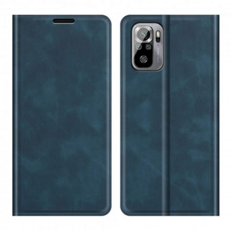 Flipové Puzdro Xiaomi Redmi Note 10 / 10S Kožené Puzdro Dotyk Pokožky