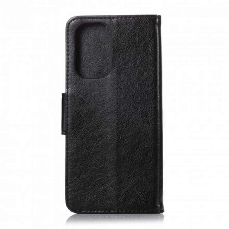 Kožené Puzdro Xiaomi Redmi Note 10 / 10S Delená Koža Nappa