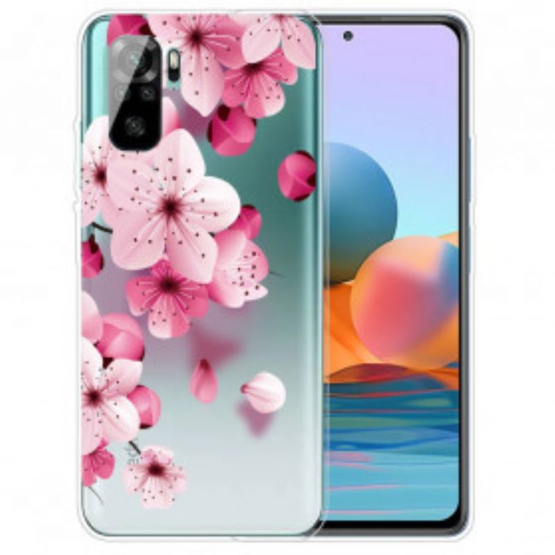 Kryt Xiaomi Redmi Note 10 / 10S Malé Ružové Kvety