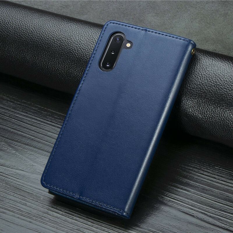 Kožené Puzdro Samsung Galaxy Note 10 Elegantný Remienok Z Umelej Kože