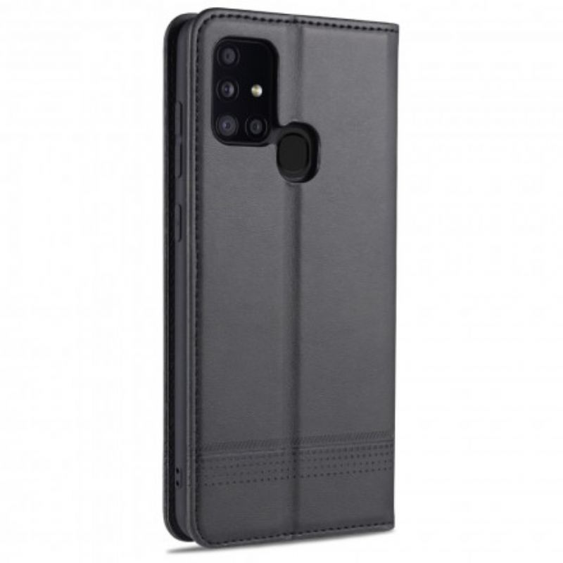 Flipové Puzdro Samsung Galaxy M31 Kožené Puzdro Kožený Štýl Azns