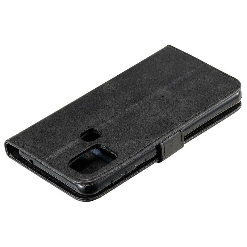 Kožené Puzdro Samsung Galaxy M31 Vintage Peňaženka Na Mince