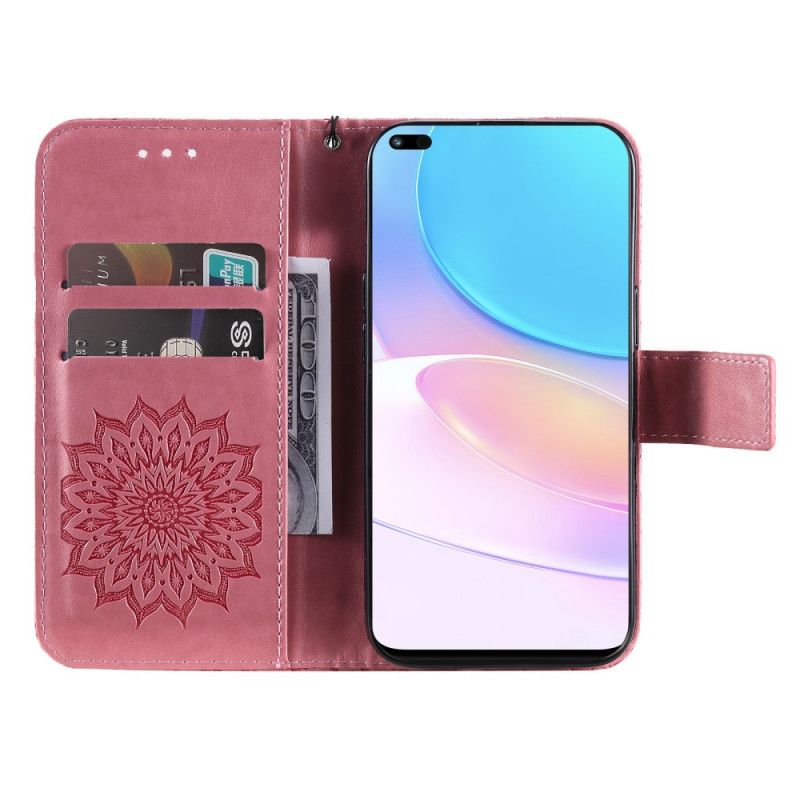 Flipové Puzdro Huawei Nova 8i Slnečný Kvet