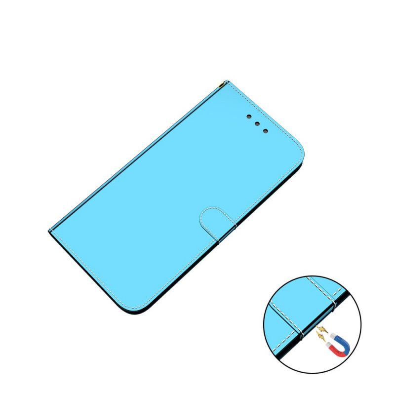 Kožené Puzdro Huawei Nova 8i Kryt Na Zrkadlo Z Umelej Kože