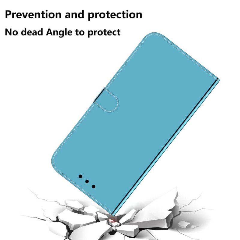 Kožené Puzdro Huawei Nova 8i Kryt Na Zrkadlo Z Umelej Kože