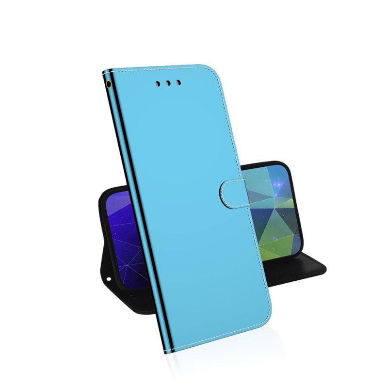Kožené Puzdro Huawei Nova 8i Kryt Na Zrkadlo Z Umelej Kože