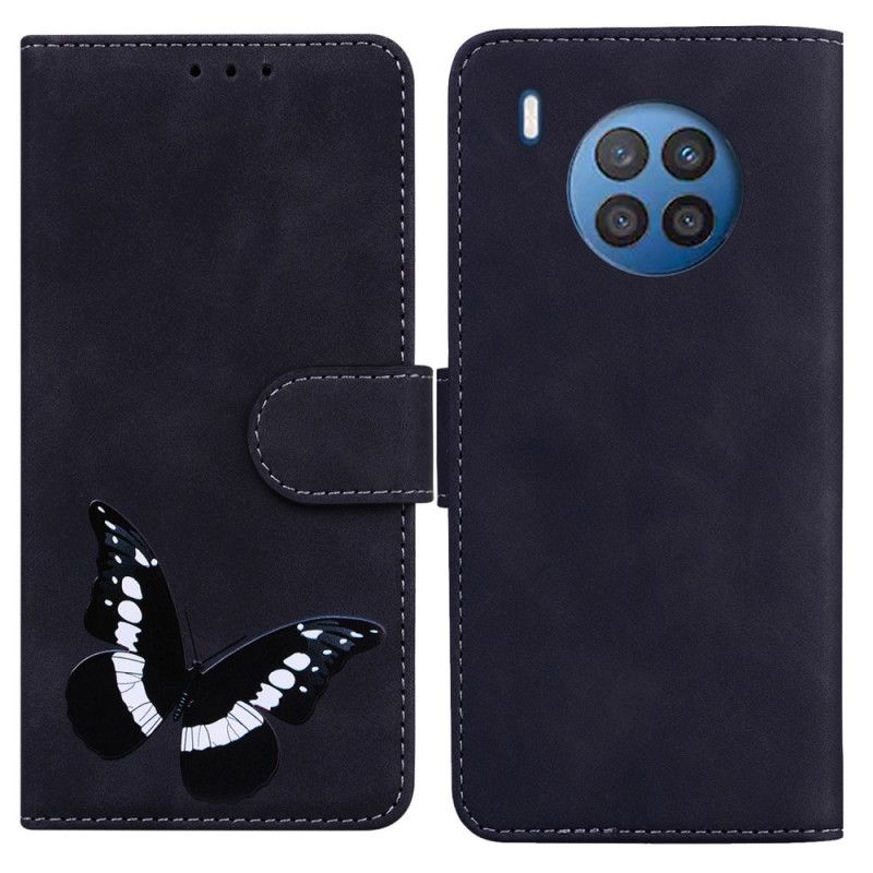 Kožené Puzdro Huawei Nova 8i Skin-touch Butterfly