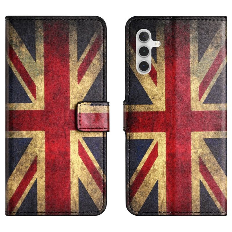Puzdro Na Samsung Galaxy A15 5g Vintage Anglická Vlajka