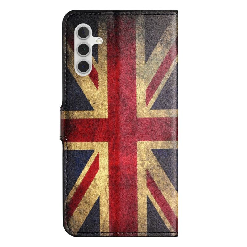 Puzdro Na Samsung Galaxy A15 5g Vintage Anglická Vlajka