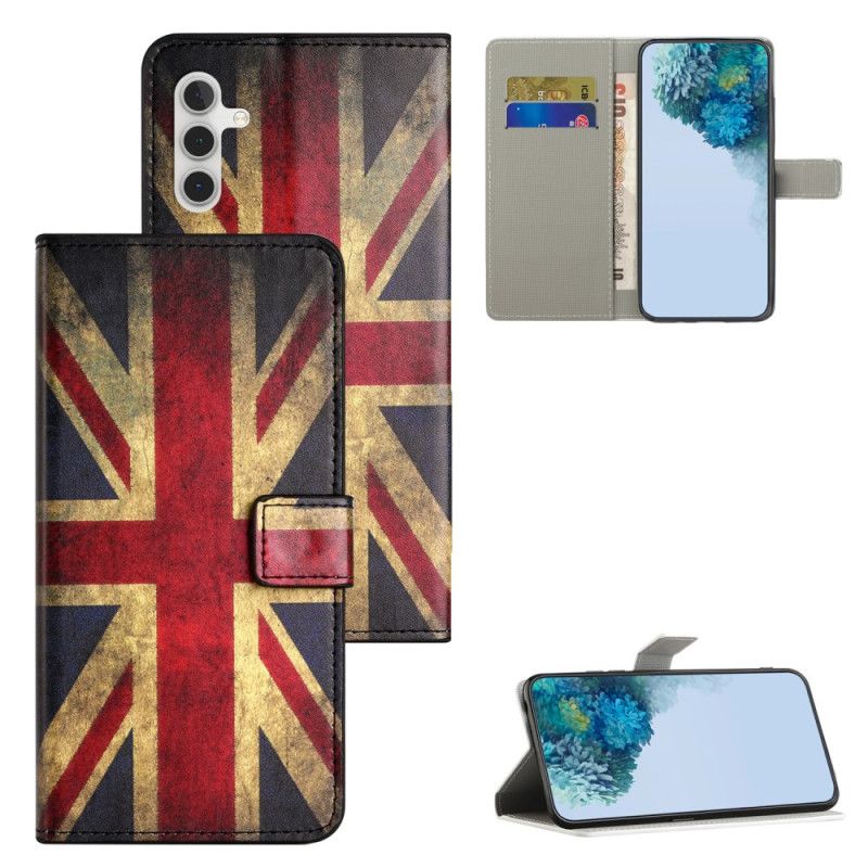 Puzdro Na Samsung Galaxy A15 5g Vintage Anglická Vlajka