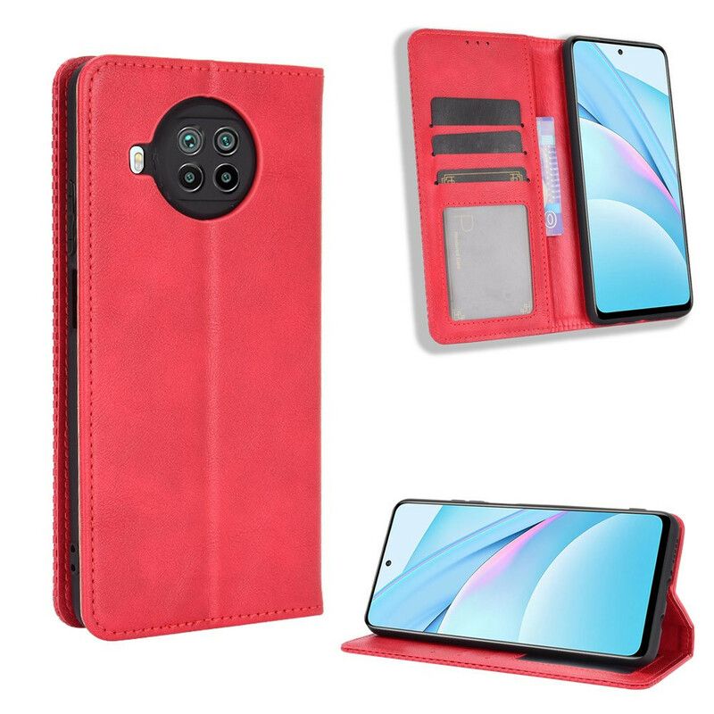 Flipové Puzdro Xiaomi Redmi Note 9 Pro 5G Kožené Puzdro Vintage Efekt