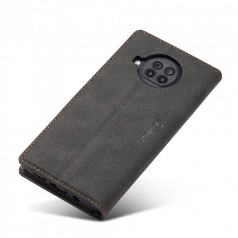 Kožené Puzdro Xiaomi Redmi Note 9 Pro 5G Kožený Efekt Forwenw