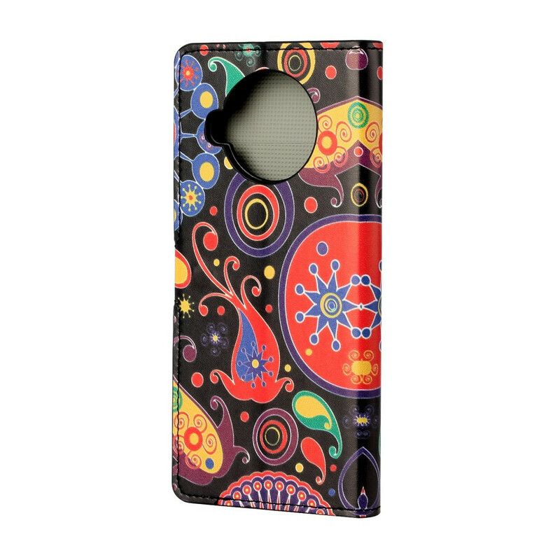 Peňaženkový Kryt Xiaomi Redmi Note 9 Pro 5G Galaxy Dizajn