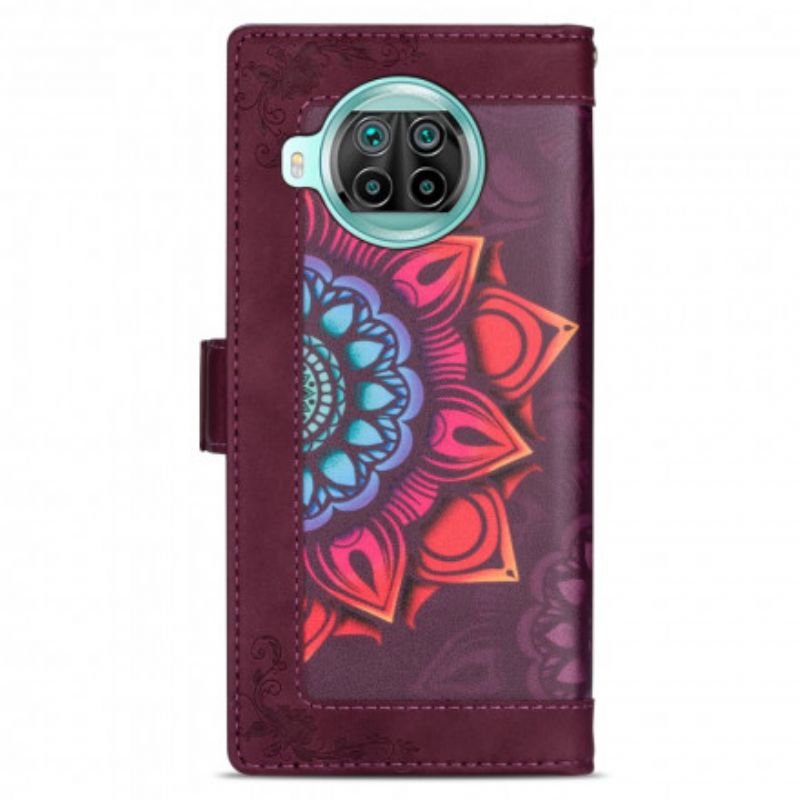 Peňaženkový Kryt Xiaomi Redmi Note 9 Pro 5G Strappy Mandala