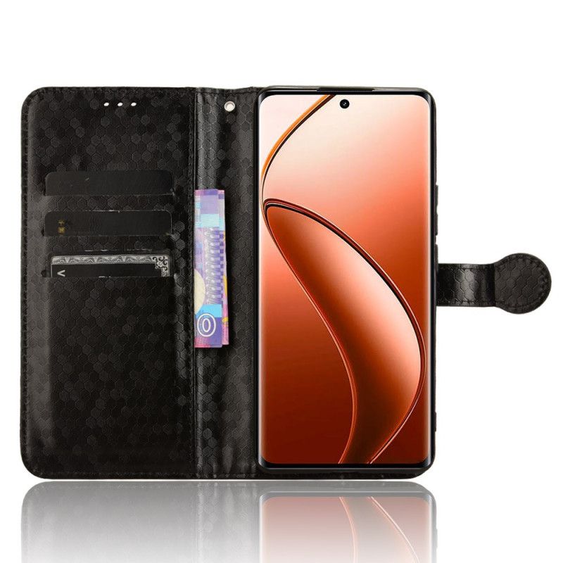 Puzdro Realme 12 Plus 5g Lesklé Bodky S Remienkom