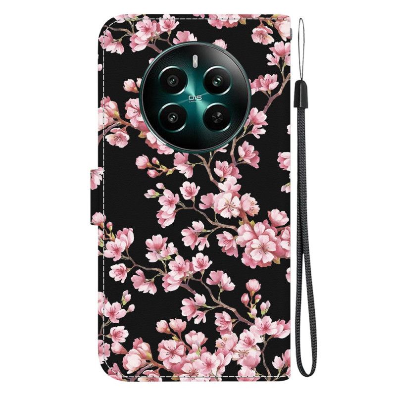 Puzdro Realme 12 Plus 5g Slivkové Kvety