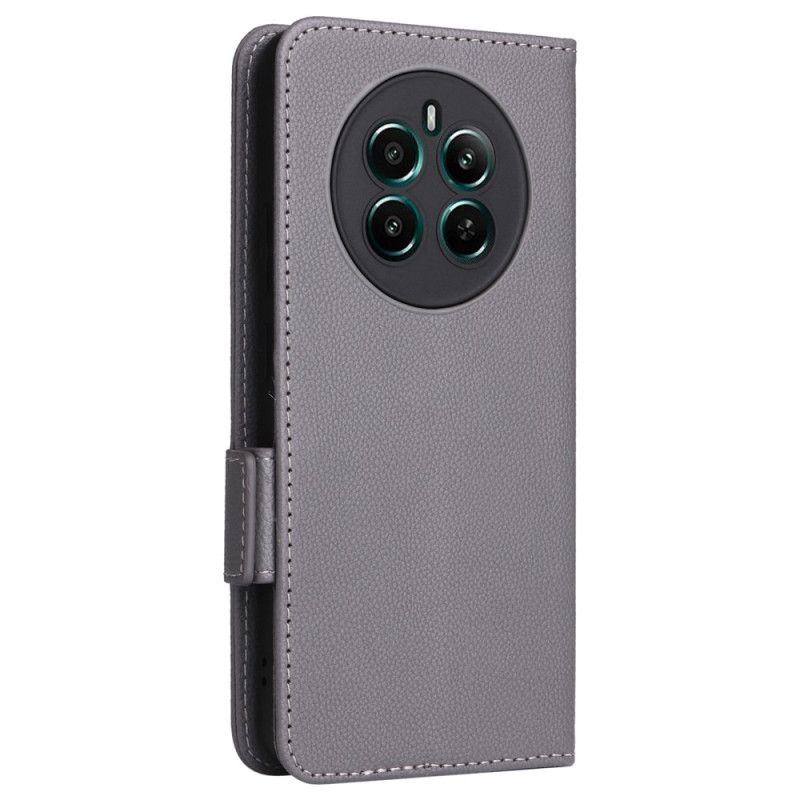 Puzdro Realme 12 Plus 5g Textúra Litchi S Popruhom