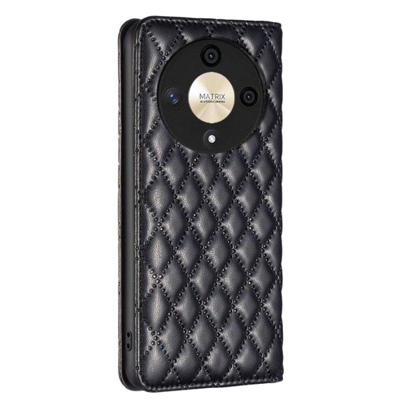 Kožené Puzdro Honor X9b / Magic 6 Lite Prešívaná Binfen Farba