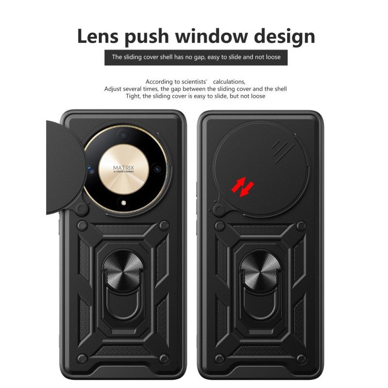 Kryt Honor X9b / Magic 6 Lite Kryt Na Mobil Posuvný Ochranný A Podporný Krúžok Objektívu