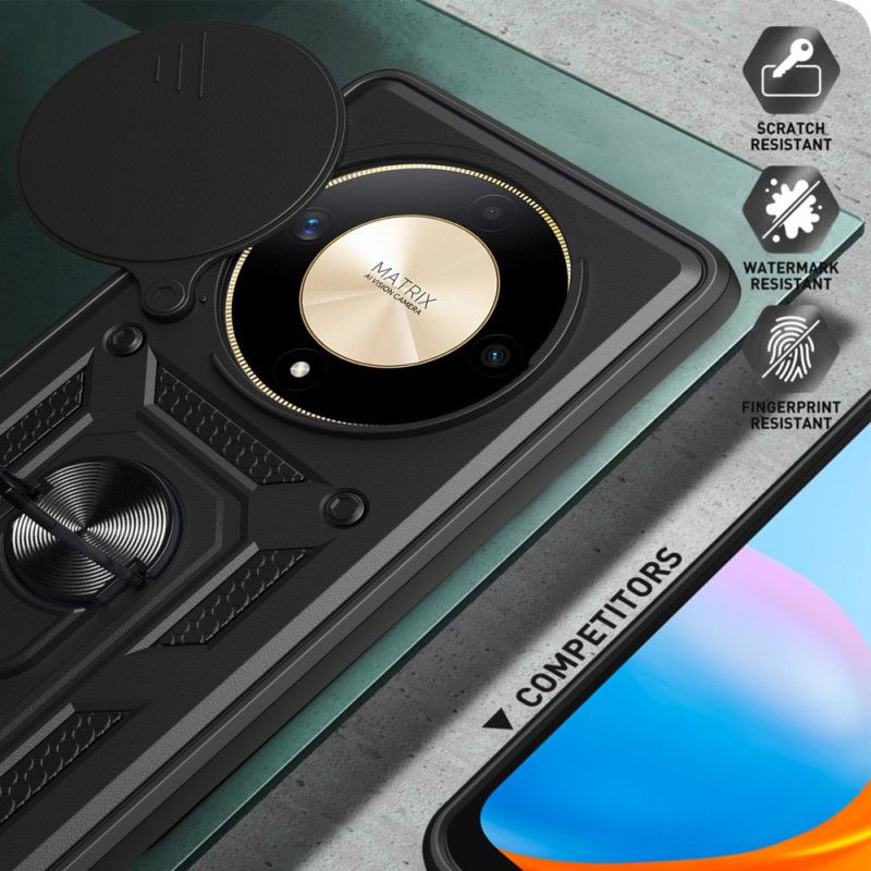 Kryt Honor X9b / Magic 6 Lite Kryt Na Mobil Posuvný Ochranný A Podporný Krúžok Objektívu
