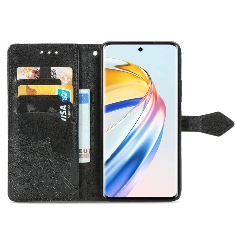 Puzdro Honor X9b / Magic 6 Lite Baroková Mandala S Remienkom