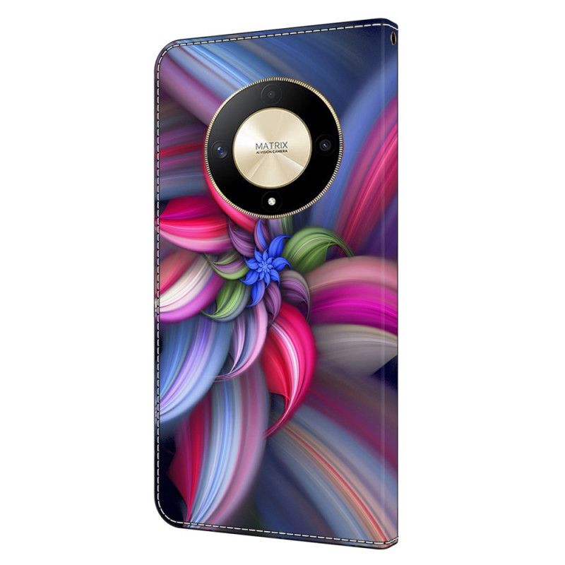 Puzdro Honor X9b / Magic 6 Lite Farebné Kvety