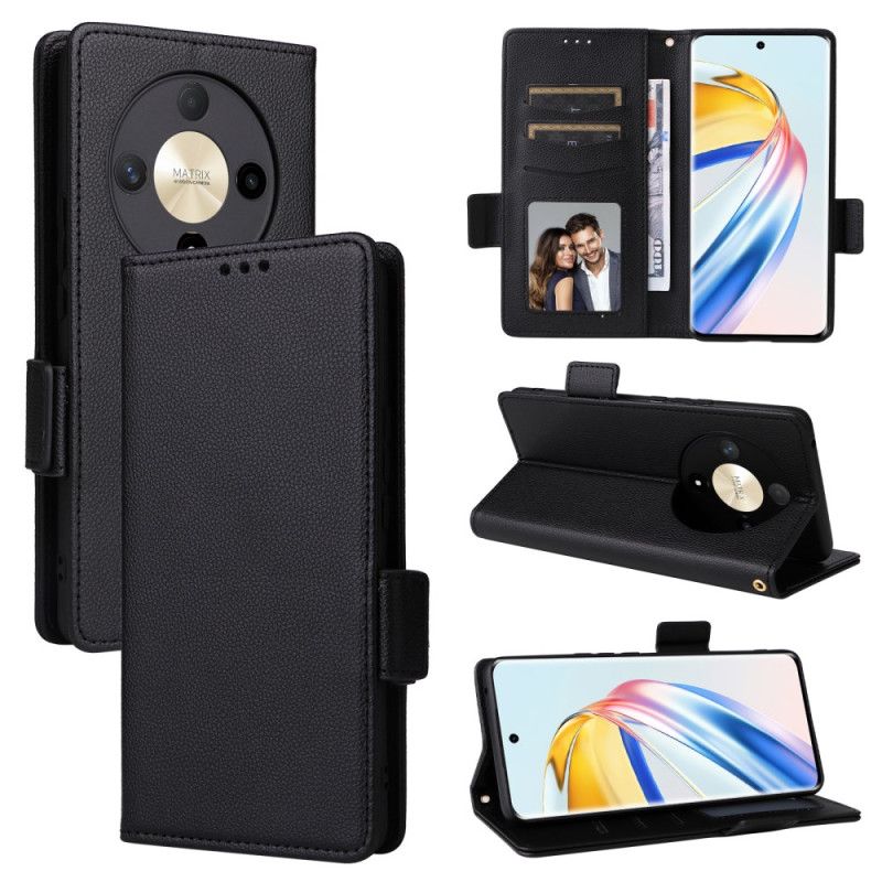 Puzdro Honor X9b / Magic 6 Lite Imitácia Kože S Remienkom