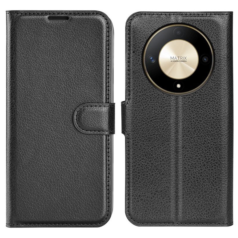 Puzdro Honor X9b / Magic 6 Lite Klasická Imitácia Kože Litchi