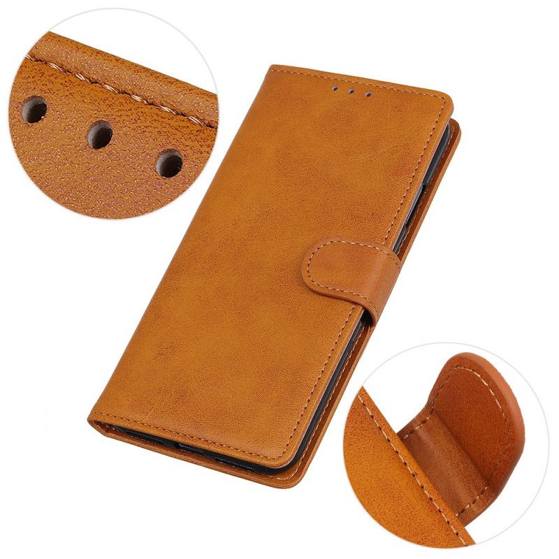 Kožené Puzdro Moto E40 / E30 / E20 Efekt Retro Matnej Kože