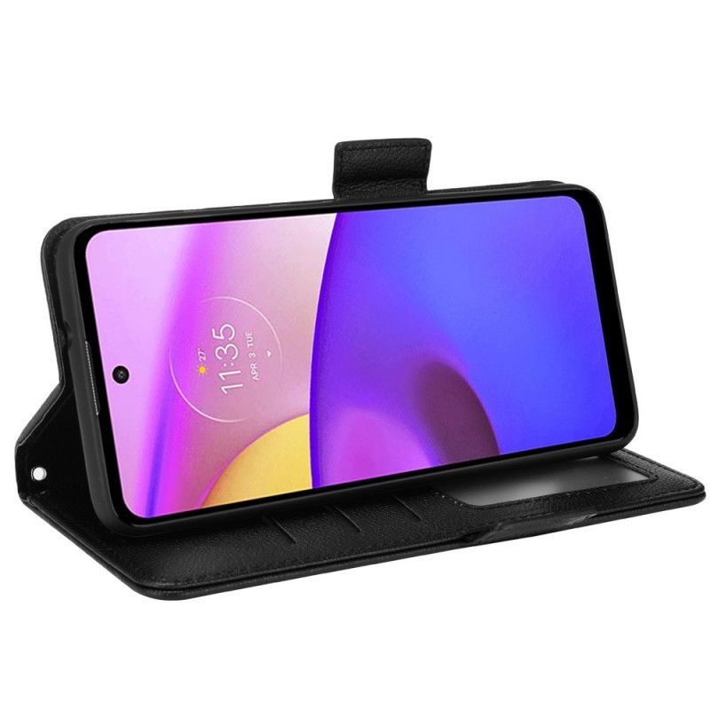 Kožené Puzdro Moto E40 / E30 / E20 Flipové Puzdro Klapka Double Nové Farby
