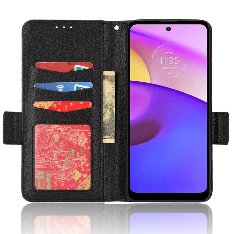 Kožené Puzdro Moto E40 / E30 / E20 Flipové Puzdro Klapka Double Nové Farby