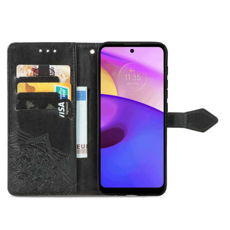 Kožené Puzdro Moto E40 / E30 / E20 Mandala V Stredoveku