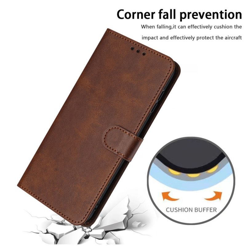 Kožené Puzdro Xiaomi 14t Kryt Na Mobil Kožený Efekt S Remienkom