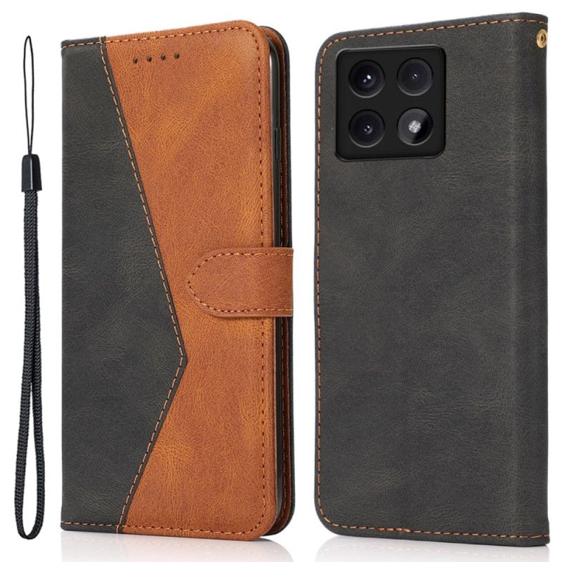 Puzdro Xiaomi 14t Dvojfarebný Remienok