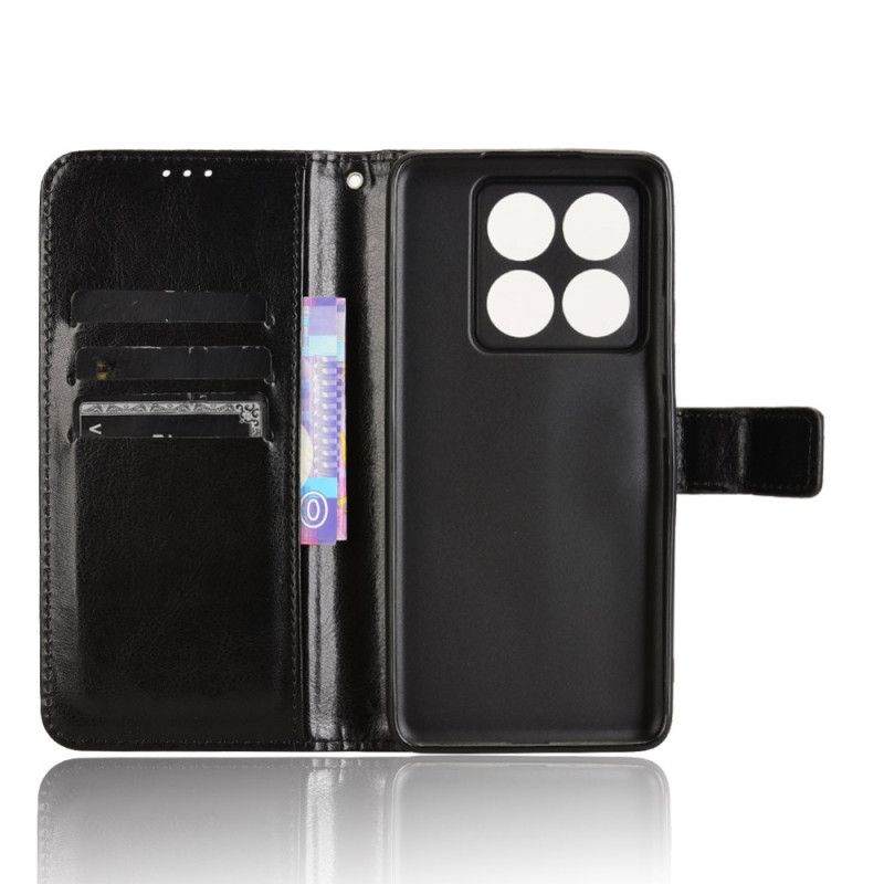 Puzdro Xiaomi 14t Krikľavá Umelá Koža