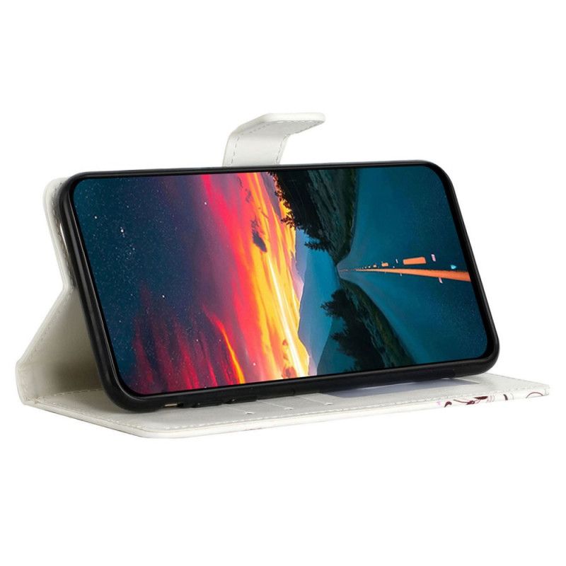 Puzdro Xiaomi 14t Modré Motýle A Diamanty