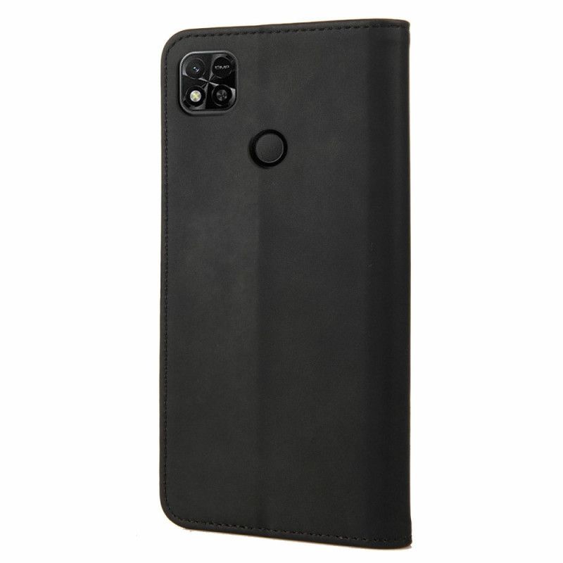 Flipové Puzdro Xiaomi Redmi 10A Kožené Puzdro Dvojfarebná S Nitom