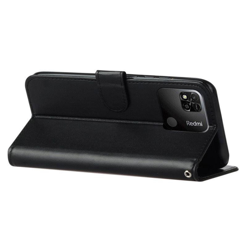 Flipové Puzdro Xiaomi Redmi 10A Strappy Obchodný Štýl