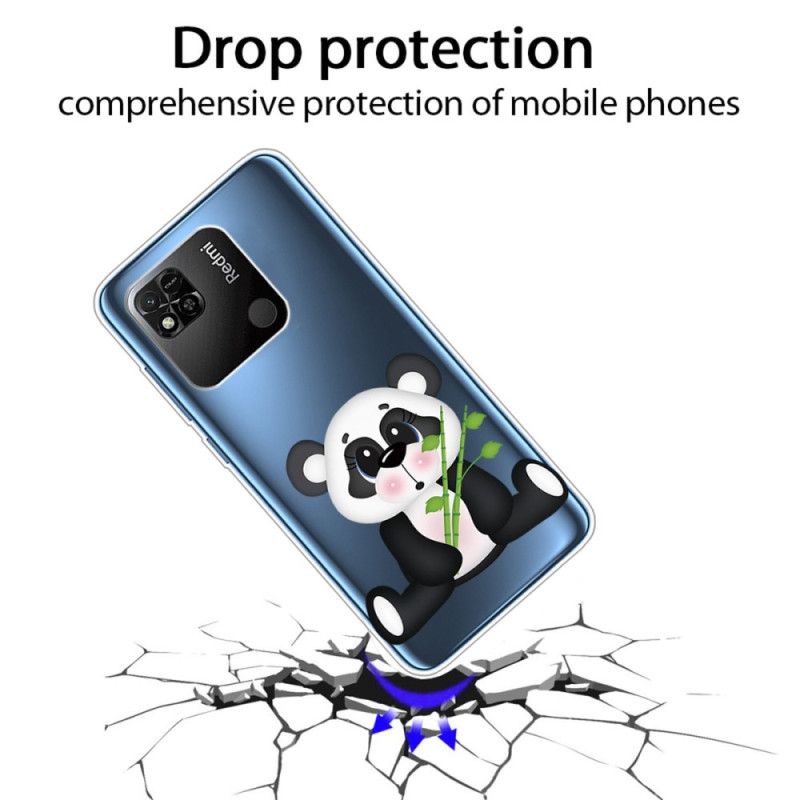 Kryt Xiaomi Redmi 10A Bezšvová Roztomilá Panda